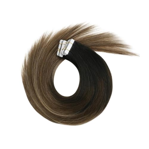 Extensions de cheveux à bande adhésive trame peau sans couture extensions cheveux humains 22 pouces 20g