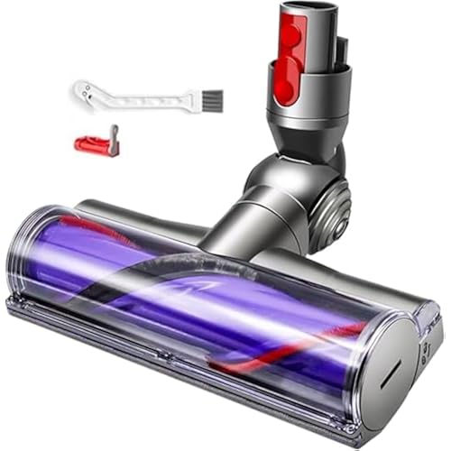 Upgrade Quick-Release Vacuum Direct Drive Head Replacement for Dyson V7 V8 V10 V11 V15，Suitable for Hardwood Floor Carpets Attachment SV10 SV11 SV12 SV14 Replacement Part Electric Head Roller Brush