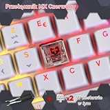 EMPIRE GAMING - Nowy 2024 - K248 Przewodowa klawiatura do gier Mechaniczne przełączniki MX Red (FR AZERTY) - Typ C - dla PC/PS4/PS5/Xbox - Podświetlenie RGB - 82 klawisze - 26 klawiszy