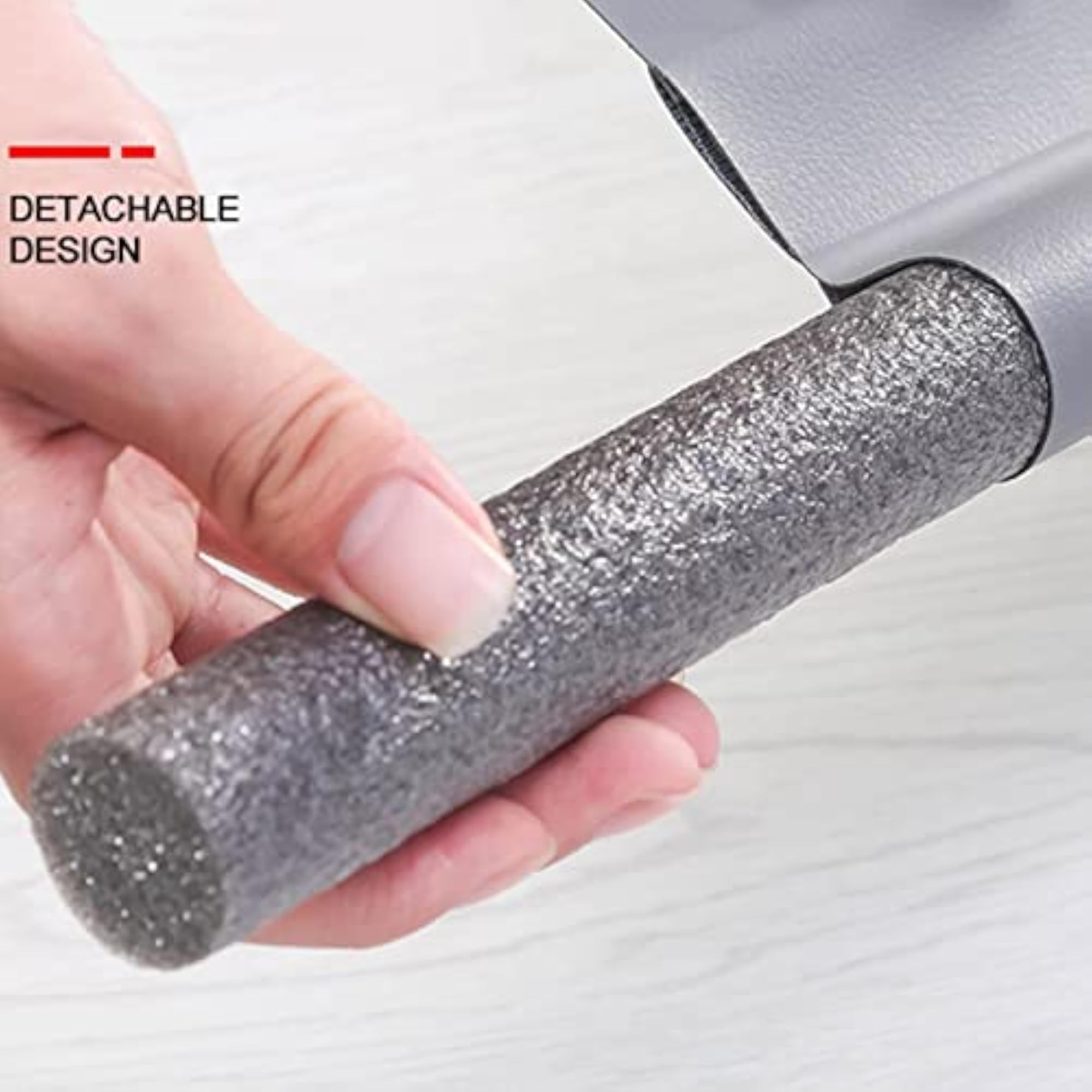 2xDoor Under Bottom Seal Soundproof Draft Secure Foam Strip Blocker Gray