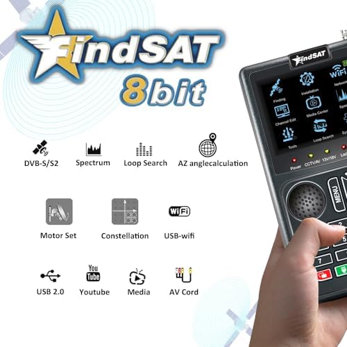 Pointeur Satellite Numérique EsoSat - Avec Boussole Et Écran LCD - Pour Alignement Antenne Parabole