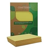 Paños de limpieza de celulosa biodegradables respetuosos con el medio ambiente. Paño de limpieza de celulosa nuevo y súper absorbente para limpiar superficies. Compostable Platos veganos naturales