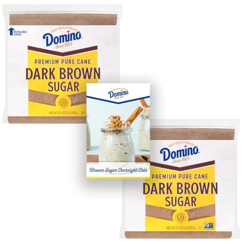 Domino® Dark Brown Sugar, 2 lb Zipper Bag (2-Pack) -