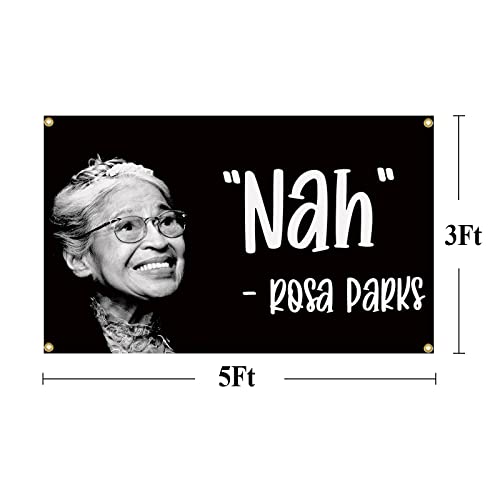 Kipmasy K-001 Rosa Parks Nah Flag 3X5 Feet Banner Funny Flags thumb #1