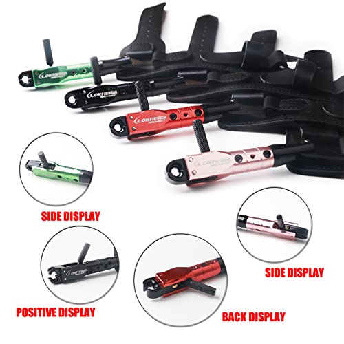 Archery Compound Bow Release Aid Trigger - Adjustable Release-Buckle Strap For Hunting, Bow Accessories（Rose Gold） #TOP5