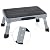 Height-Adjustable 7"- 9" Folding Step Stool with Non-Slip Platform 10" x 15" - Portable Step Ladder for Adults and Kids - Perfect for Office, Kitchen, Home - Sturdy - Supports up to 330 Lbs