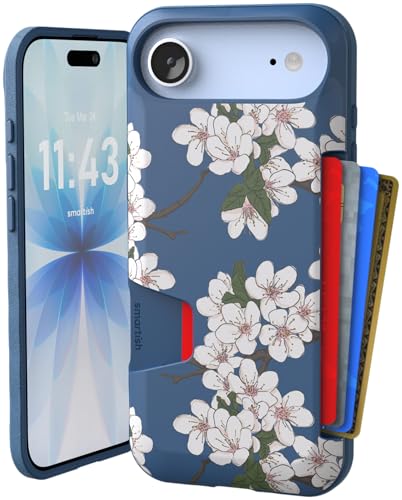 Smartish iPhone Air Wallet Case, Wallet Slayer Vol 1, Cherry Blossom