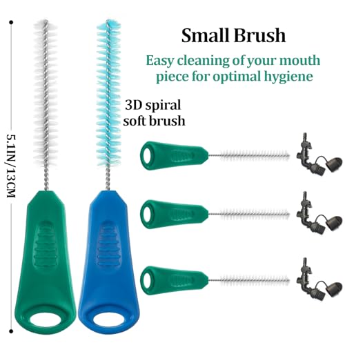 Patelai 2 Set 8 in 1 Hydration Bladder Cleaning Kit Includes 3 Different Brushes and Drying Collapsible Bladder Frame, Water Reservoir Backpack Cleaning Kit (Blue and Green) by Patelai - Used condition - Image 5