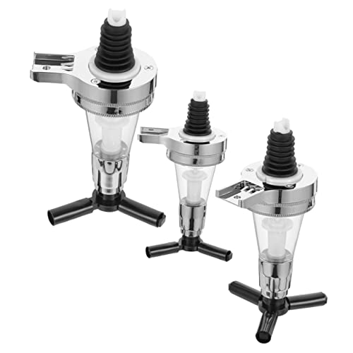 Mikinona Distributeur Mural d'eau Rationnée Bec Verseur, Lot De 3, Matériaux Sûrs, Fixation Murale, pour Boissons Alcoolisées Et Jus, Bar Et Fête