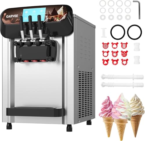 Countertop Soft Serve Ice Cream Maker (3 Heads)