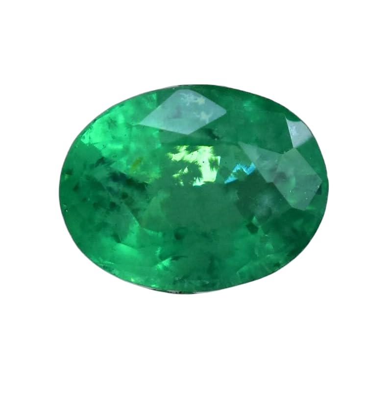 Émeraude naturelle facettée 8x6mm pour personnaliser votre prochain collier artisanal