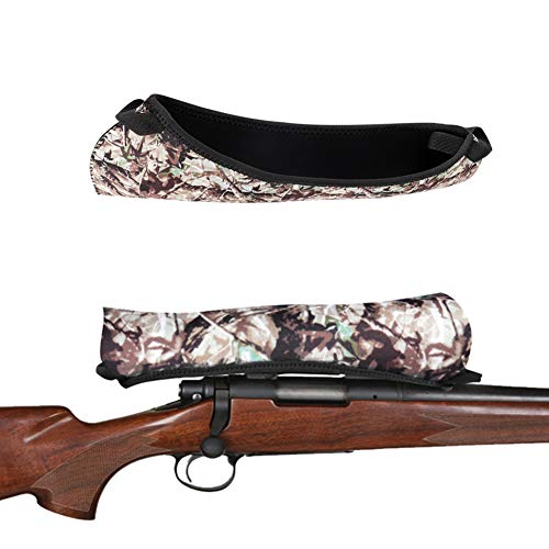 2 Pack Waterproof Neoprene Rifle Scope Cover Case Riflescope Optic Protective Bag for Hunting Gun Scope Accessories (Camouflage)