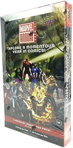 Marvel Annual Hobby Box (Upper Deck 2020/21) 16 Packs Per Box, 5 Cards Per Pack #TOP1