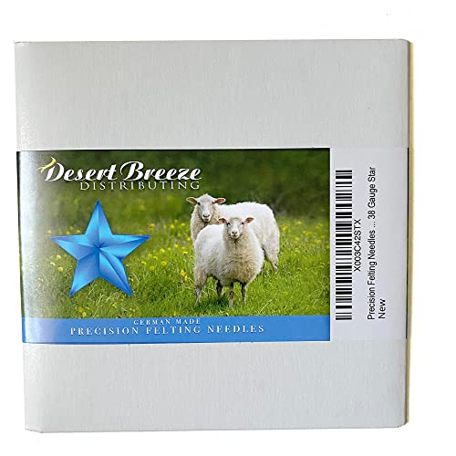 image for Desert Breeze Distributing Precision Wool Felting Needles | 38 Gauge S