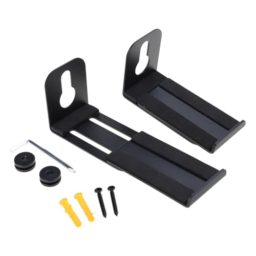Support mural pour haut-parleur rack flottant acoustique charge maximale 13.6kg