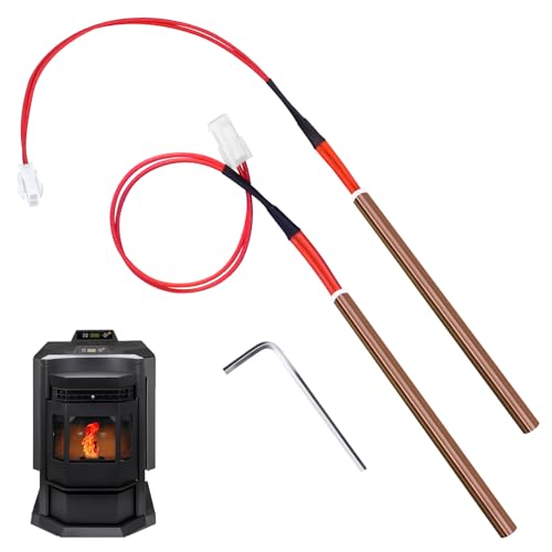 2 Pcs Pellet Stove Igniter Fit for All Models of Comfortbilt/Castle Pellet Stoves, Fits ComfortBilt HP22, HP22I, HP22N,HP21,HP50,HP50GC,HP61 Pellet Stoves & Castle 720307/ComfortBilt igniter1 IG-1
