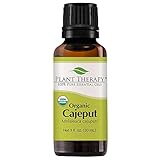 Plant Therapy USDA Certified Organic Cajeput Essential Oil 100% Pure, Undiluted, Therapeutic Grade (30 mL)
