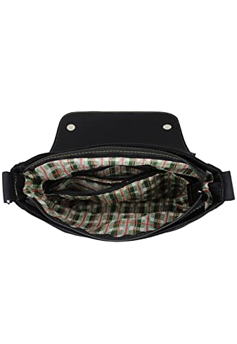 Pasta Lenna's Mini Carteiro de Lona A020 Preta