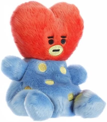 Miniatura 5 de Aurora Lovable BT21 Palm Pals TATA - Animal de peluche, diversión coleccionable, belleza deliciosa, color rojo, 5 pulgadas
