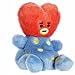 Aurora Lovable BT21 Palm Pals TATA Stuffed Animal - Collectible Fun - Delightful Cuteness - Red 5 Inches