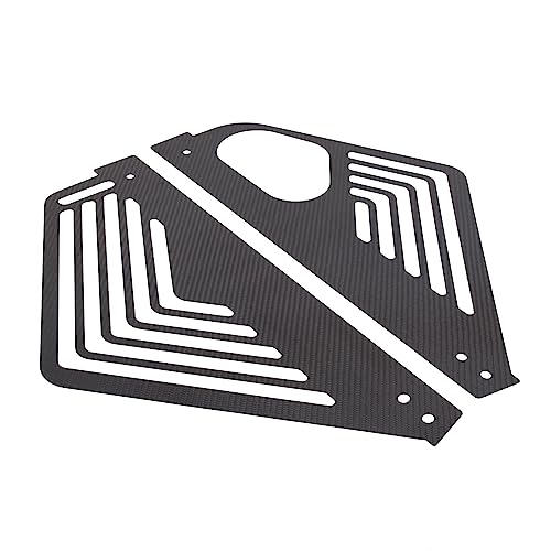 Image of TOYCIDFG Engine Bay Panel Cover Compatible with C8 Corvette 2020-2026, Left Right Splash Shield Case Guard Carbon Fiber Engine Bay Accessories (Matte Black)