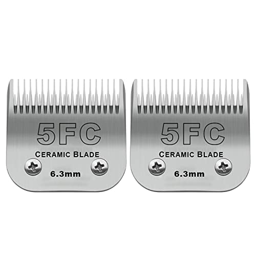 Image of 5FC Detachable Dog Blades Compatible with Andis /Oster A5 Grooming
