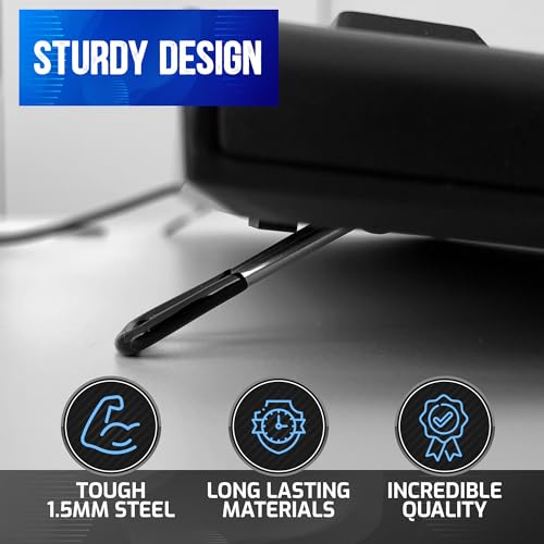 Computer Keyboard Feet Replacement 2 Pcs - Rubber Grip Small Ergonomic Tilt Stand Clips to Prop Up Keyboard Legs - for Logitech K120, K260, K270, K330, K345, K350, K360, K520, K835, K850 and More by VDE Industries - Image 6