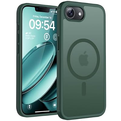 TOCOL for iPhone 17e Case, Compatible with Magsafe, Military Drop Protection, Slim Translucent Matte Shockproof for iPhone 17 e Case 6.1 inch (Alpine Green)
