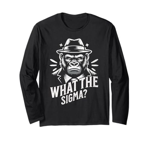 Funny What The Sigma Ironic Meme Brainrot Citation Manche Longue