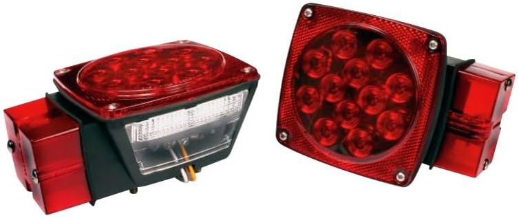 Custer CPL002-80L LED Submersible Trailer Light with License Light for >80" Trailer