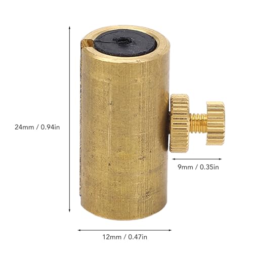 QANYEGN Metal Wolf Tone Mute Suppressors Tube, Eliminate Wolf Tone Tube, Metal Adjustable Cello Instrument Accessories for Bass Cello with Thick Strings