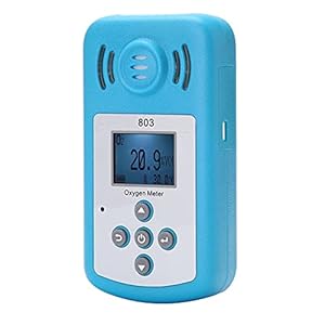Zuurstofmeter draagbare zuurstof (O2) concentratiedetector met LCD-scherm en geluidslichtalarm