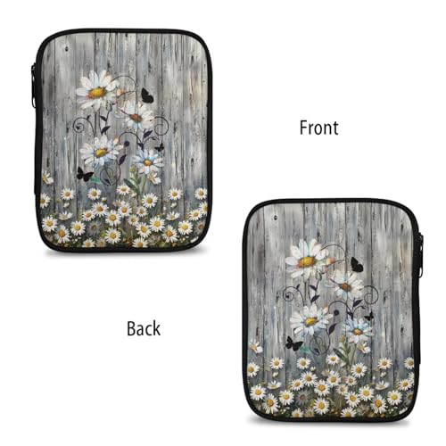 Image of Crochet Hook Case Dasiy Crochet Hook Holder Portable Crochet Hook Storage Bag with Web Pockets Suitable for Crochet Needles /Knitting Accessories