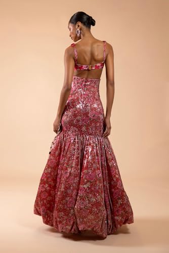 PATBO, Peony Sequin Printed Top, M — view 3