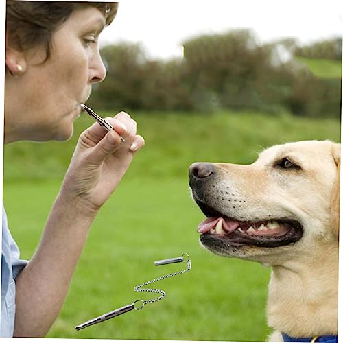 Beavorty 3pcs Dog Training Whistles with Adjustable Frequency
