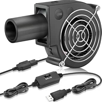 WINSINN DC 97mm Blower Fan 12V 9733 Dual Ball Bearing Brushless Cooling Turbine Turbo 97x33mm 2PIN - View #3