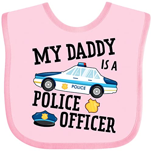 Image of inktastic My Daddy Is a Police Officer Baby Bib