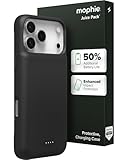 EXTENDED BATTERY LIFE: Get up to 50% more power with the Mophie Juice Pack’s 3,600mAh rechargeable battery, so you can text, stream, and navigate without worrying about running out of charge SMART PRIORITY CHARGING: When plugged in, the Juice Pack di...