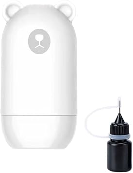 Identity Theft Protection Roller Stamps - Confidential Roller Stamp Including Refills Ink, Anti Theft, Privacy & Security Stamp, Designed for ID Blackout Security - White