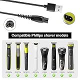 Flintronic Kabel zasilający 5 V do golarek Philips, kabel do ładowania USB, kompatybilny z QP2724, QP2824, QP2834, QP4530, MG7920, MG5940, BT3233, X3053, S7887, przewód zasilający USB 1 m