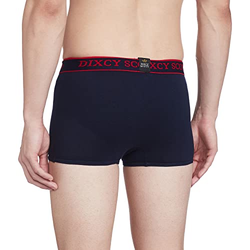 Image of Dixcy Scott Originals Swish Trunk | Short Trunks for Men | 100% Combed Cotton | Soft, Sweat-Absorbent Waistband | C-Open Front Men's Underwear | Elasticated Leg Grip Innerwear for Man | Pack of 2