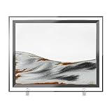 Coitak Moving Sand Art Picture, Dynamic Sand Picture, Golden Desktop Sand Art for Home Decor and Off
