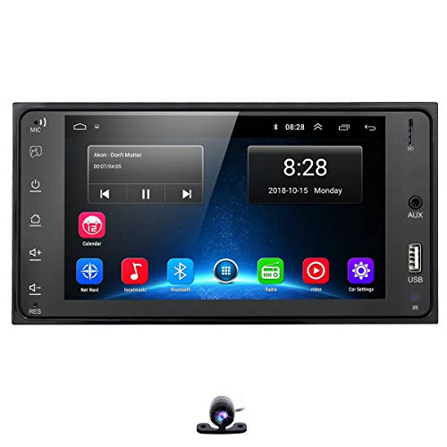 Android 9.0 Double Din Car Navigation Stereo 7 Inch Touch Screen FM Radio