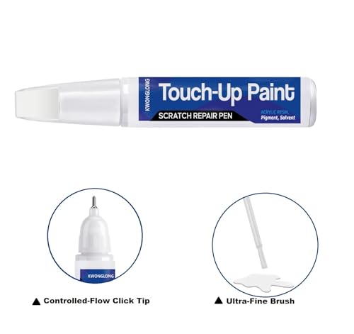 NH-877P Sonic Gray Pearl Touchup Paint Compatible with Honda CRV Civic Accord, 2-in-1 Scratch Repair Pen Exact Color Match, Car Scratch Repair Pen by KWONGLONG - Image 2