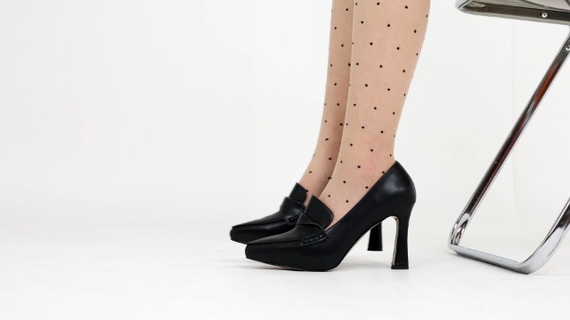 Women's Stiletto High Heel Pumps – 3.9 Inch Pointed Toe Slip-On Dress Shoes