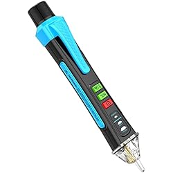 Aicevoos A1 Detector de Voltaje/Probador de Voltaje sin Contacto con Rango de CA 12V-1000V / 48V-1000V, Probador de Cable Activo/nulo, Detector de Tensión con Linterna, Alarma de Zumbador