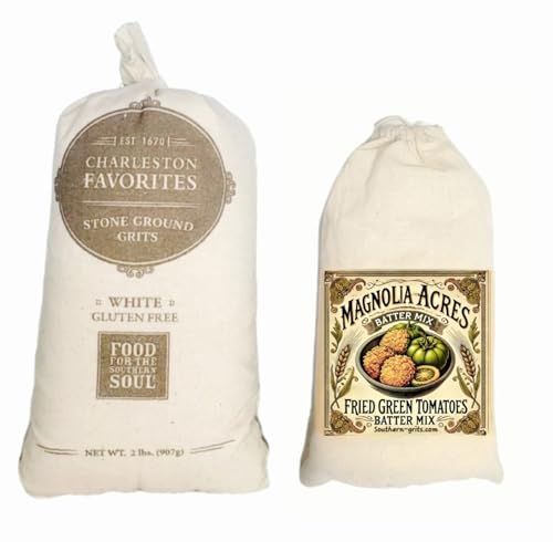 Charleston Favorites Stone Ground White Grits and Magnolia Acres Fried