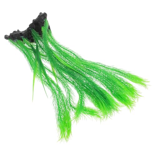 NESTINGHO Pianta Acquatica Artificiale Decorativa Piccola Verde per Acquario, Accessori per Acquari Pesci Piccoli, Decorazione Realistica per Vasche di Pesci Tropicali