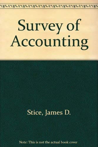 Survey of Accounting 0538873248 Book Cover