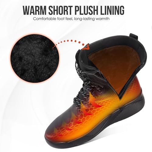 Soulsfeng Heated Boots for Men Women Futuraheat-X Winter Waterproof Warm Snow Boots Rechargeable Electric Heating Boots Foot Warmers2